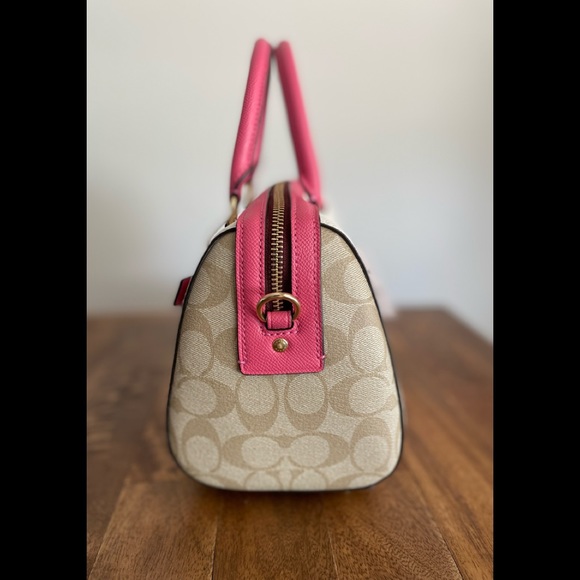 New Coach Rowan Satchel In Colorblock and Wallet - Picture 8 of 15